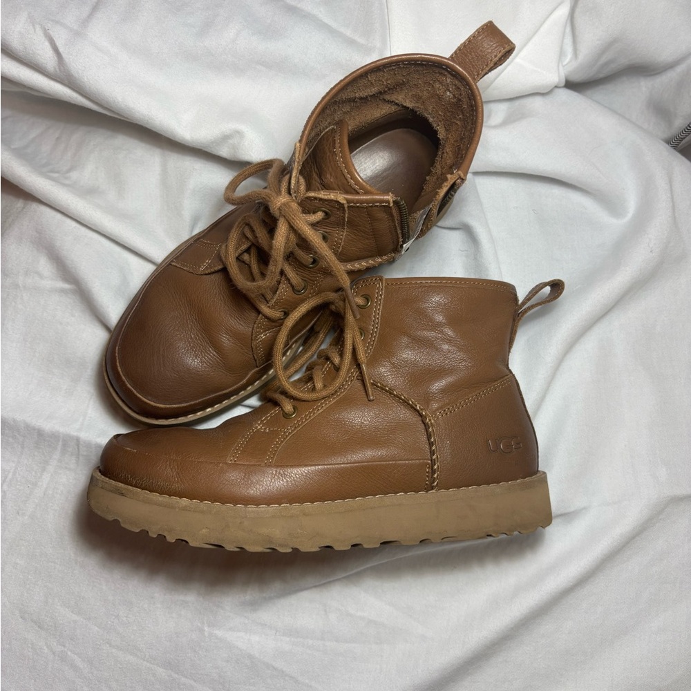 UGG Brown Leather Boots